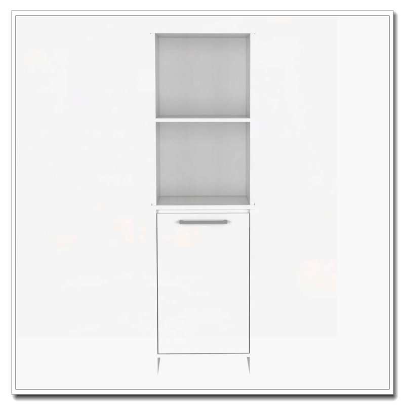 Armoire garde-manger à 1 tablette Forester - blanc