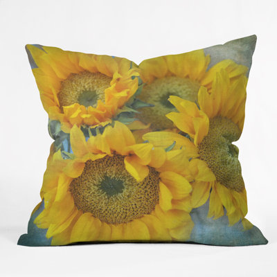 Coussin décoratif d’intérieur/d’extérieur à disposition ensoleillée lisa argyropoulos