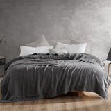 Dark Sky Reserve Belgian Flax Linen Baffle Box Stitch Comforter