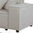 Basic Sectional Sofa, 99" Modular  Sofa Sofa with Ottoman In Beige Linen