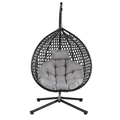 U_STYLE Versatile Hanging Egg Chair For Indoor And Outdoor Use