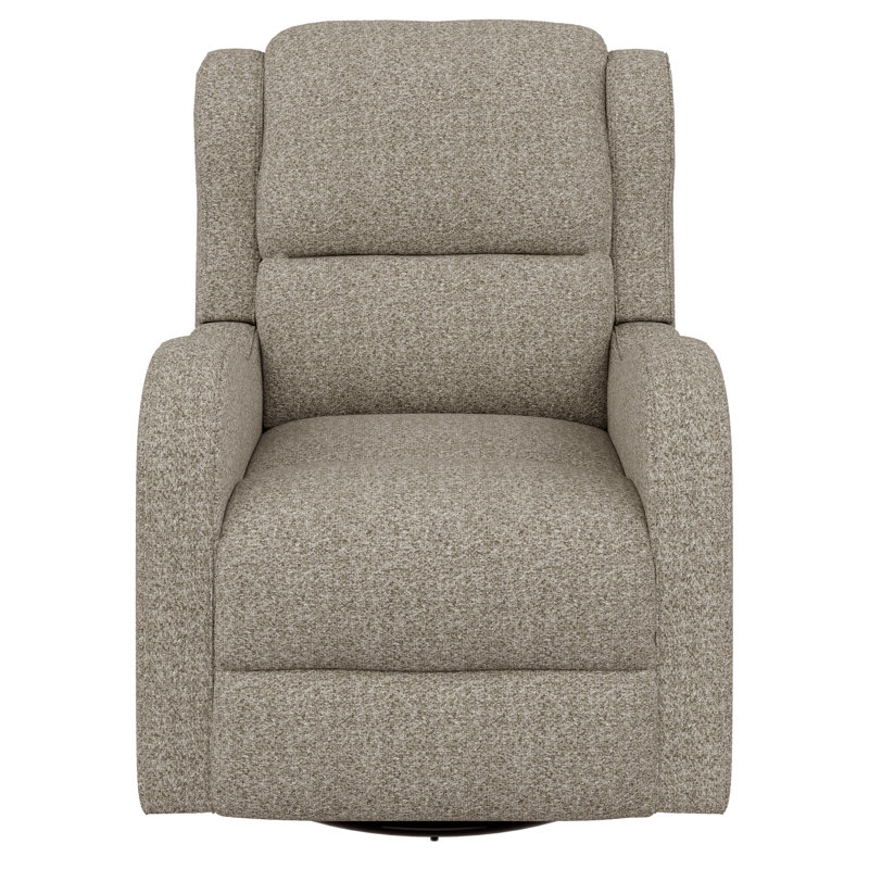 Pastiche Auden Swivel Glider Recliner, Mesa Mélange Textured Weave