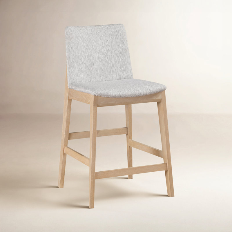 Deco Oak Light Grey, Counter Stool (26" Seat Height)