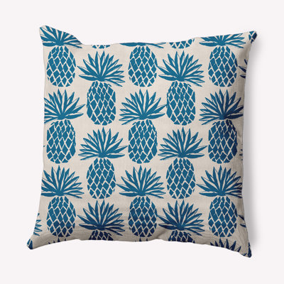 Pineapple Stripes Indoor/Outdoor Throw Pillow
