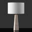 Lampe de table en travertin Charay