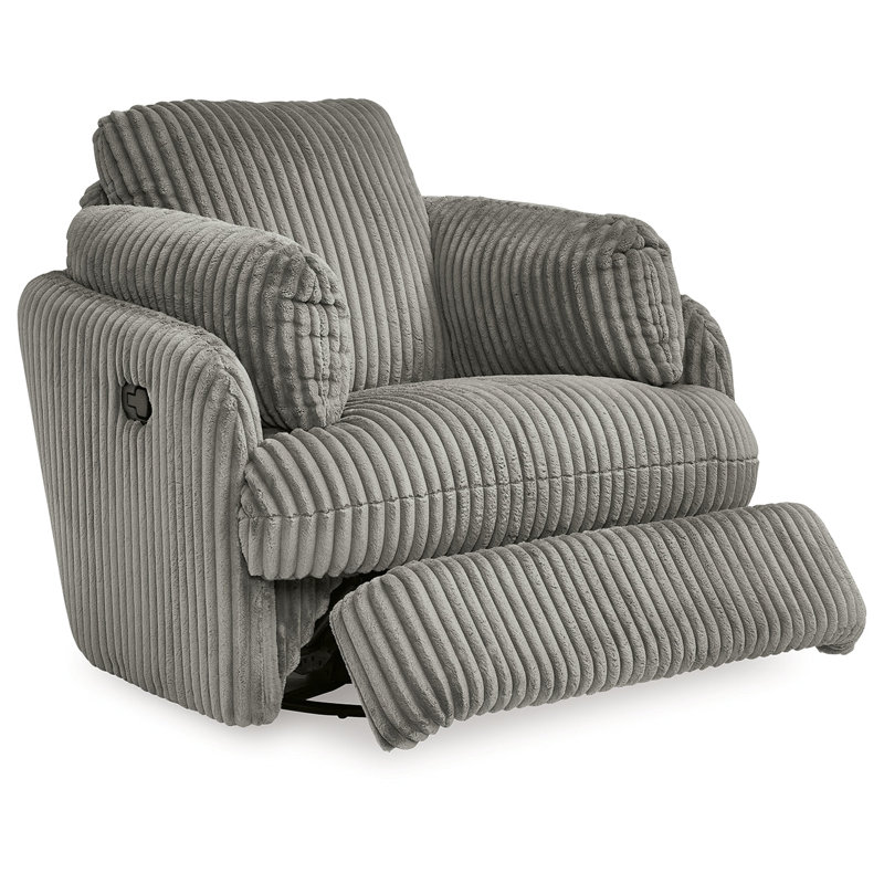 Dantavis Upholstered Recliner, Brown Polyester