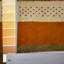 Tapis orange / brun / vert en laine / coton à motif oriental fait à la main 4 pi x 6 pi Annelieke