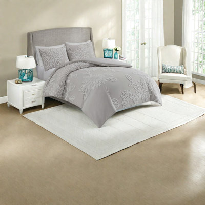 Ensemble de literie confortable en chenille, édredon en coton, style maison de campagne