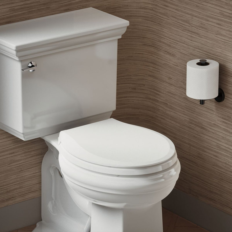 Cachet Quiet-Close with Grip-Tight Round-Front Toilet Seat