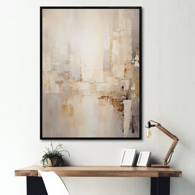 " Beige Skyscraper City Paint II "