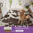 Aura Faux Cowhide Print Machine Washable Beige / Brown Non-Slip Area Rug-719216609
