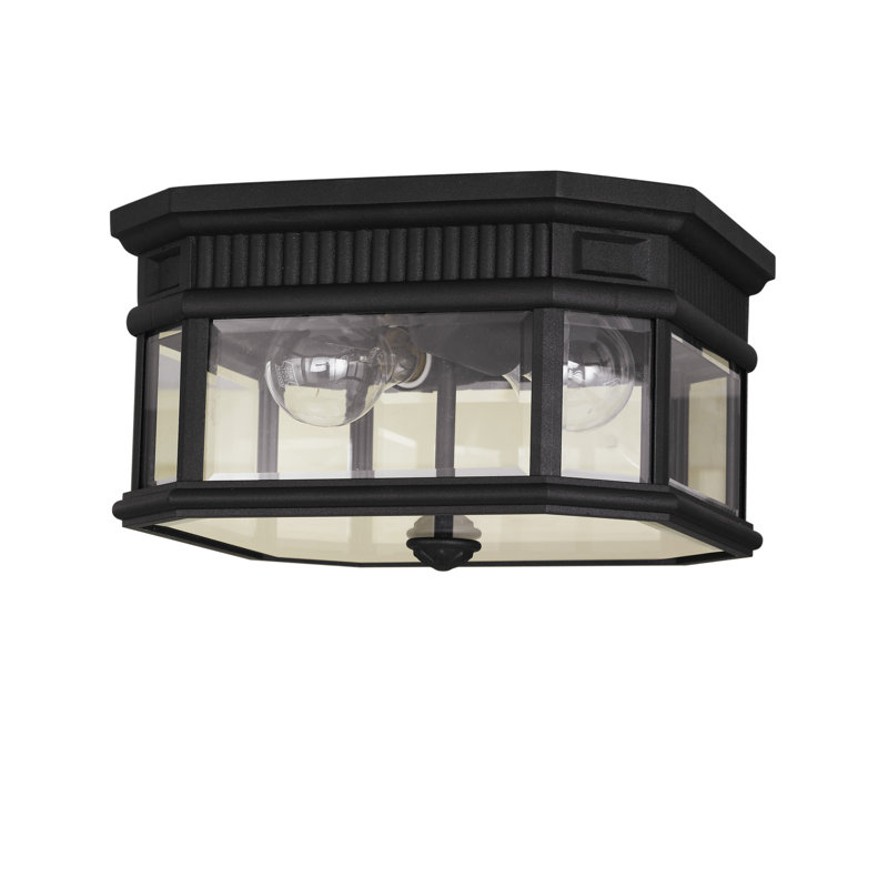 Cotswold Lane Flush Mount from Generation Lighting , Black, Incandescent