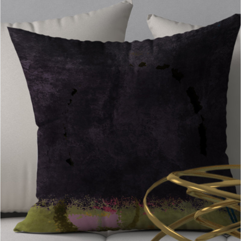 Housse de coussin et insert de coussin carré Avidan, H 18 po x l 18 po x p 5 po