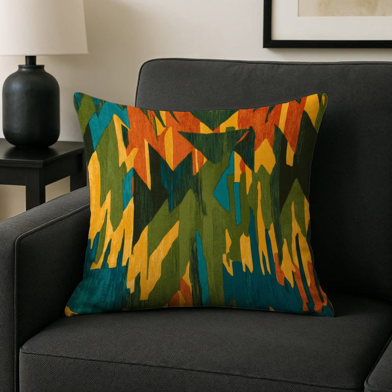 Lush Escapade Indoor And Outdoor Pillow, Square 18"