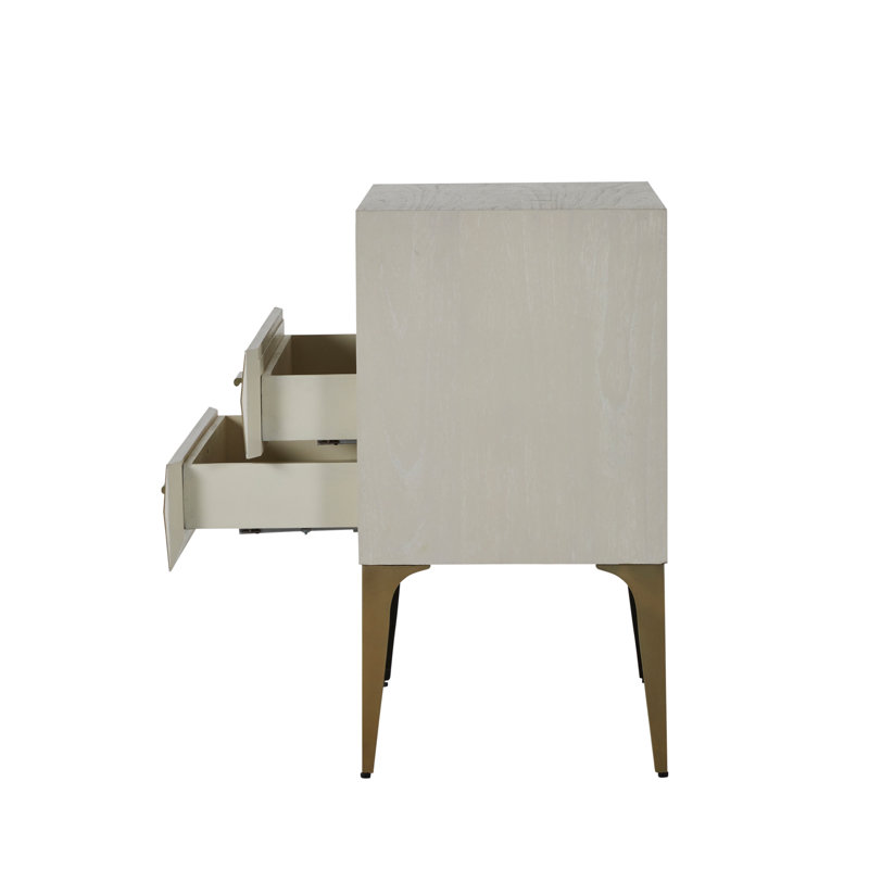 Whitley 2 Drawer Nightstand