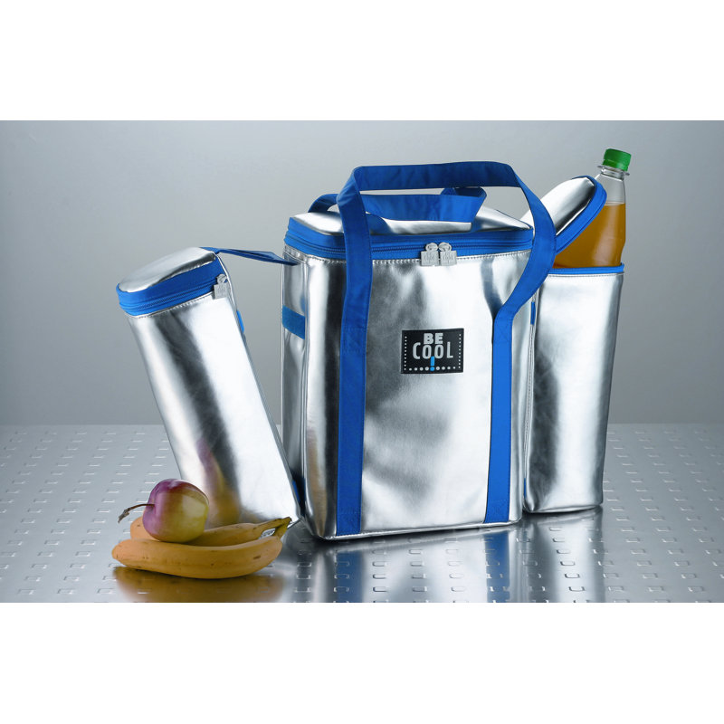13L cooler bag with two side pockets