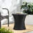 Convenient End Stand - 19.51 Inch Wide, No Assembly Black Side Table , Square-425120425