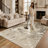 Vintage Textured Area Rug - Soft Floor Carpet with Canvas Backing, Non-Slip Living Room Bedroom Rug-891296298