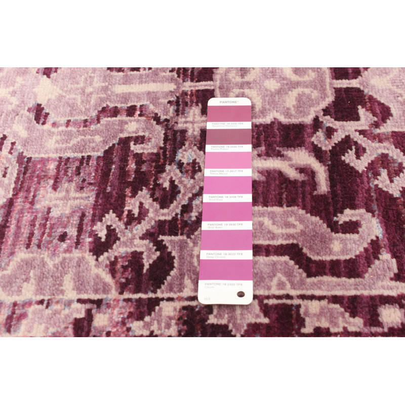 Tapis décoratif en laine de conception unique noué à la main New Age 5 pi 4 po x 8 pi 4 po Dewanna