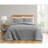 Textured Waffle Weave Comforter Set-92121092-92121093