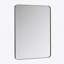 Miroir mural 24 po x 36 po, miroir rectangulaire noir, cadre en métal, miroir de salle de bain