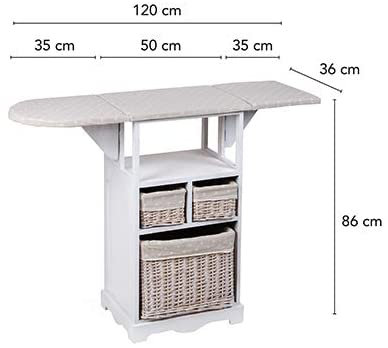 Rathbun Wood Freestanding Ironing Board
