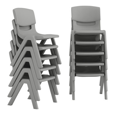 Goddard 10.5" Plastic Stackable Preschool Chairs by Flash Furniture