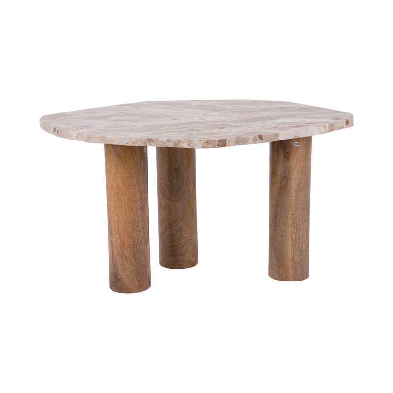 Table Organic Marble Brown, Brown