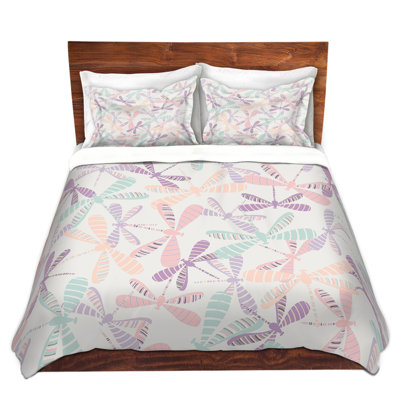 Ensemble de housse de couette libellules
