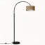 Lampes sur pied pour le salon, lampe sur pied à arc avec ampoule à intensité variable, lampe sur pied en rotin Boho avec 3 températures de couleur, lampe haute réglable pour la chambre à coucher, lampe de lecture sur canapé-507953914