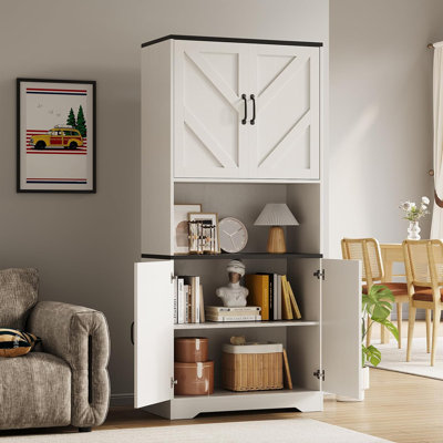 Armoire en bois aggloméré Slant Stripe