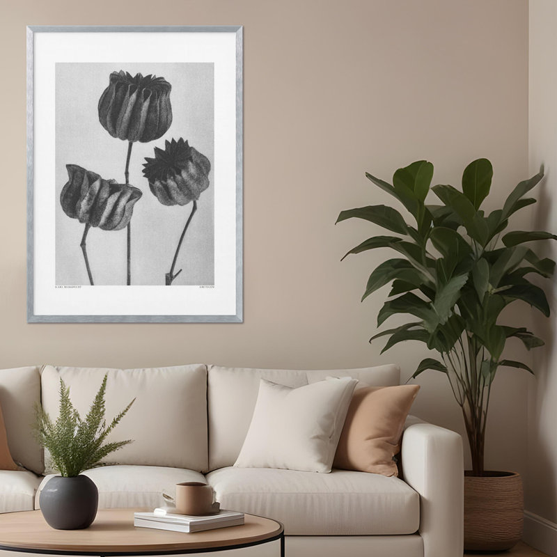 Nature Inspired "Abutilon (Lime Mallow" Framed Print Wall Art, 20" H x 16" W