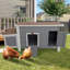 Poulailler avec nichoir 10,65 pieds carrés Cerine-698647746