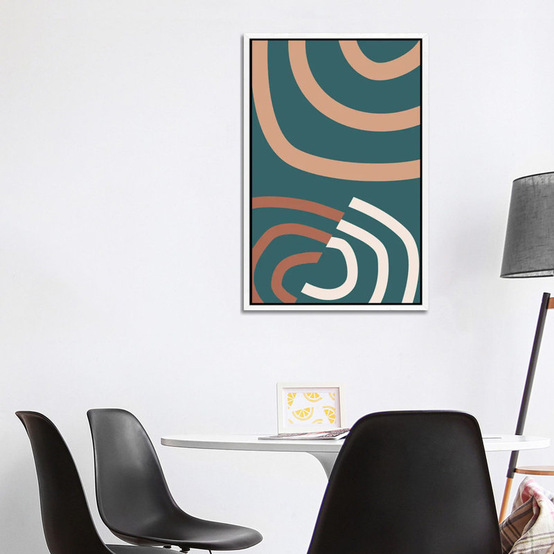 Linea VID - Print on Canvas, White Framed, 101.6 cm H x 66.04 cm W