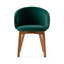 Tuka Upholstered Armchair with Wooden Frame-1188789856-1188789868