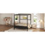 Grand lit plateforme à baldaquin en bois avec tête de lit tapissier, sans sommier, noir (ETA: 6/5)-1311575061-1311575058