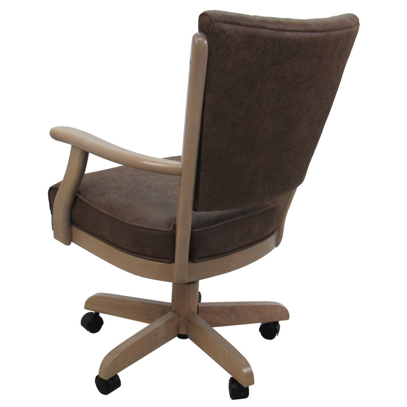 Fauteuil de roulette pivotant Classic, Whisky du Nord-Ouest, Blanc délavé, Blanc délavé