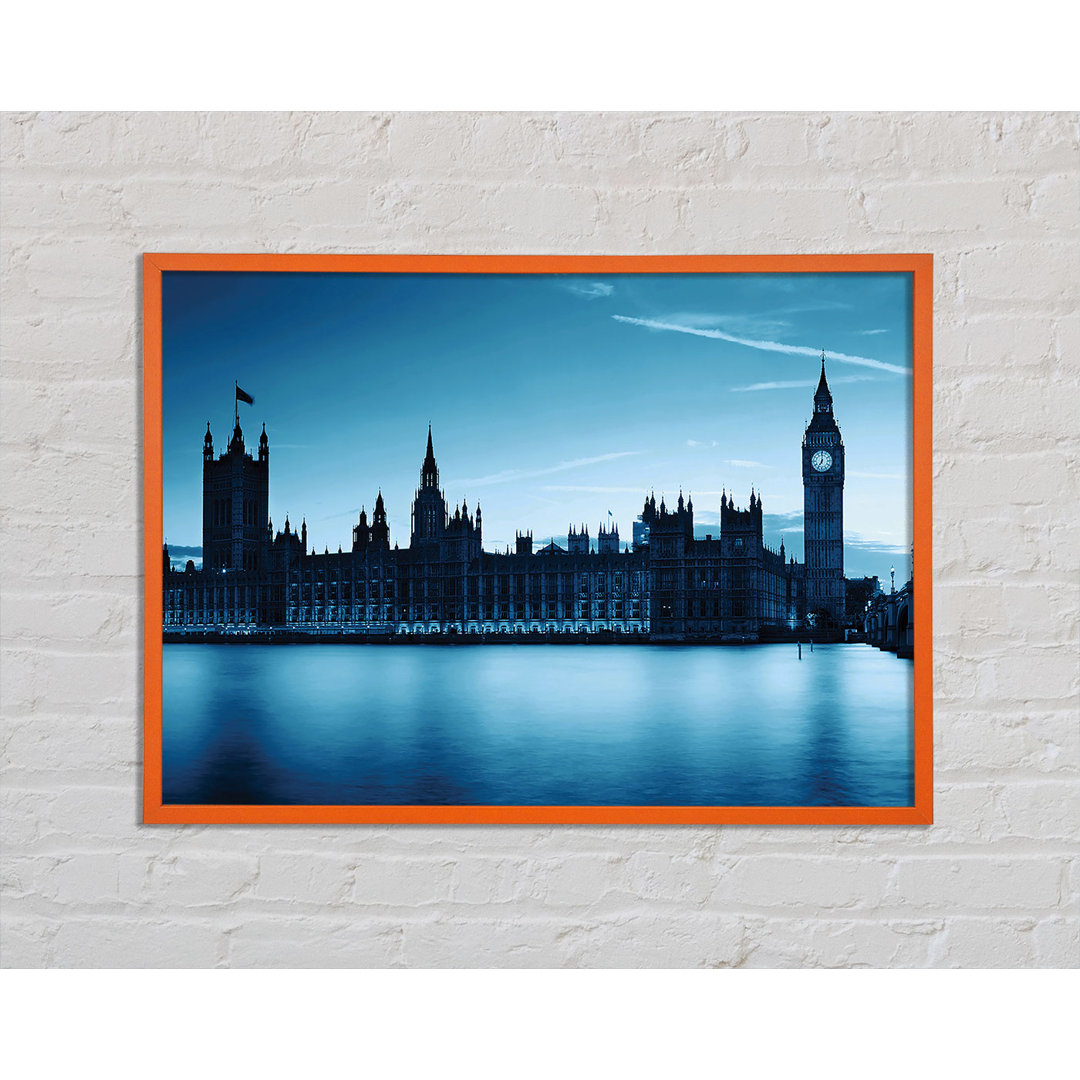 Houses Of Parliament Blues - Einzelne Bilderrahmen Kunstdrucke