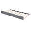 Lit plateforme tapissier Teddy