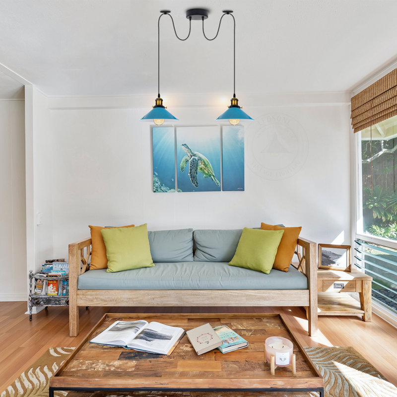 Lofton 2 - Light Cluster Pendant, Blue