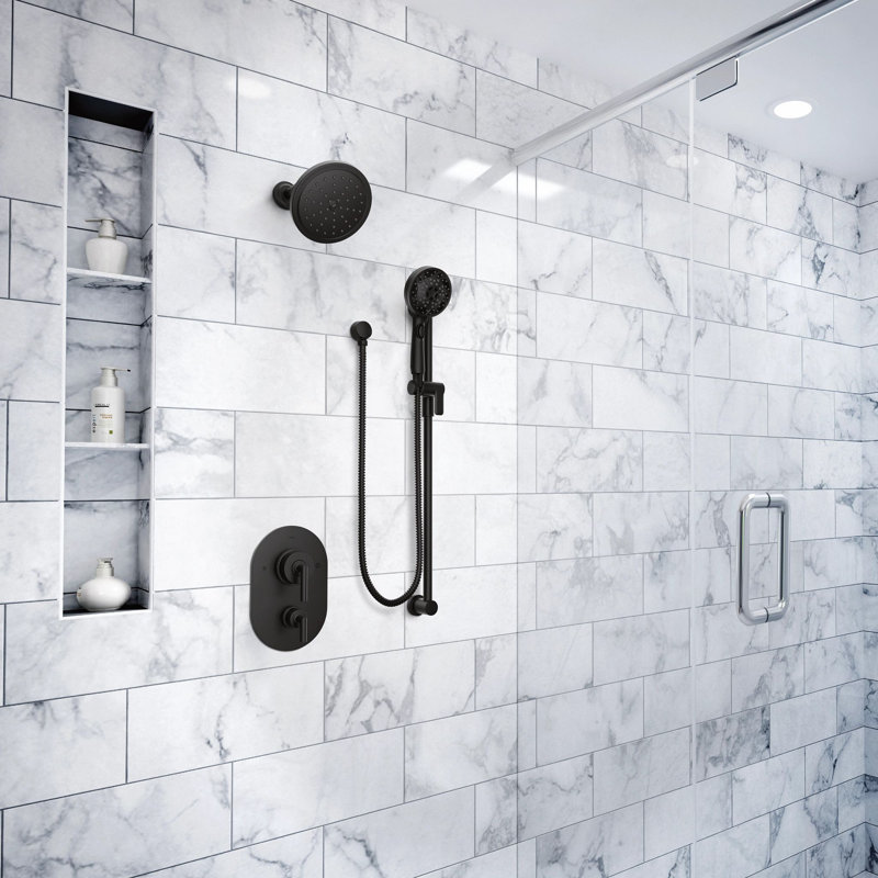 Fina Premium 2.5 GPM Rain Shower Head, Chrome