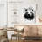 Brampt Bear Head Black And White-108446928