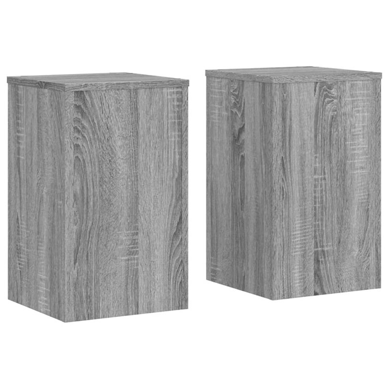 Plant Stand - Set of 2, Grau Sonoma