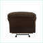 Fauteuil inclinable inclinable près du mur en microfibre chocolat | Chocolat | Microfibre-1899670846