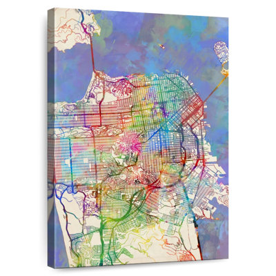 San Francisco City Street Map V