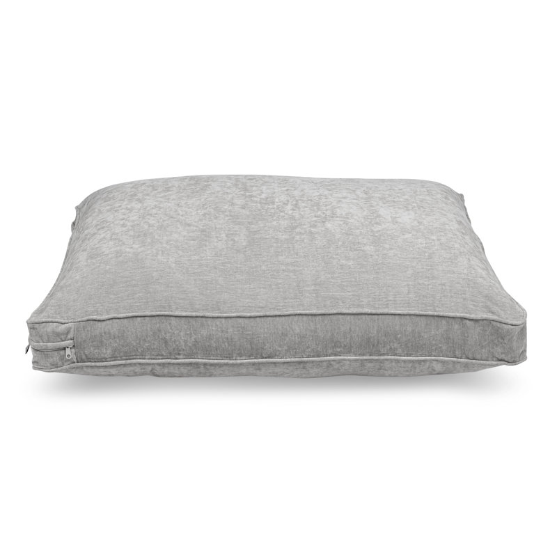 Alek Dog Bed, Light Gray, Medium (26” X 36” X 3”)