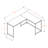 Austin Corner L Shape Modern Computer Desk