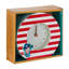 Coastal Analogue Wood Tabletop Clock in