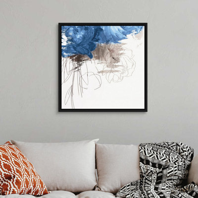 Reproduction d’art sur toile « Crimson Lust III Indigo version » par PI studio