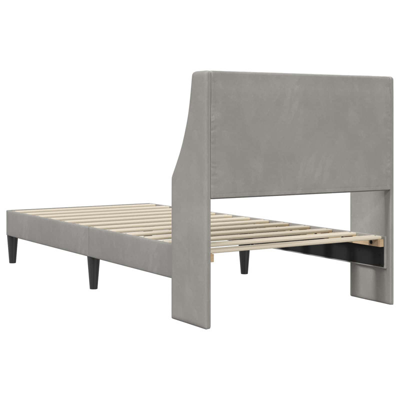 Bed, Light Grey
